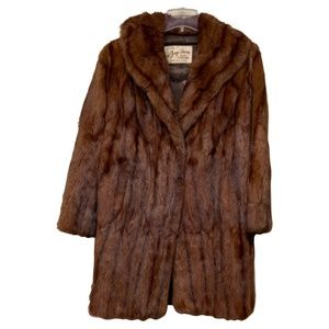 Vintage H Jaye Stern Valley Furriers North Hollywood Fur Coat